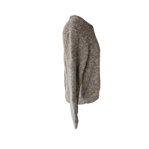 The Territory Ahead Crewneck Sweater Womens Medium Brown 100% Alpaca Grandmacore - Picture 4 of 8